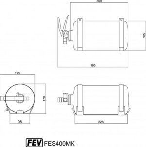 Fire Extinguisher FEV 4.0 Litre